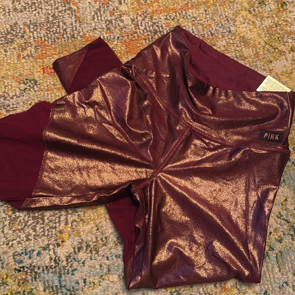 PINK Ultimate high-waist ankle shimmer legging! - Picture 3 of 14